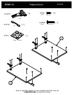 Предварительный просмотр 28 страницы Bush Business Furniture OFH172BW Assembly Manual