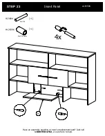 Предварительный просмотр 30 страницы Bush Business Furniture OFH172BW Assembly Manual