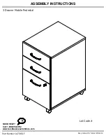 Предварительный просмотр 1 страницы Bush Business Furniture SCF216ACSU Assembly Instructions Manual