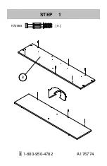 Предварительный просмотр 12 страницы Bush Business Furniture WC12979 Instruction Sheet