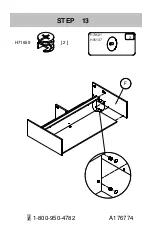 Предварительный просмотр 24 страницы Bush Business Furniture WC12979 Instruction Sheet