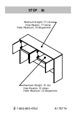 Предварительный просмотр 37 страницы Bush Business Furniture WC12979 Instruction Sheet