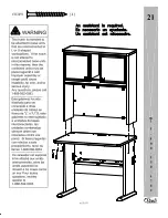 Предварительный просмотр 29 страницы Bush Business Furniture WC14337 Assembly Instructions Manual