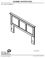 Предварительный просмотр 1 страницы BUSH FURNITURE 042976060893 Assembly Instructions Manual