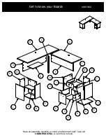 Предварительный просмотр 4 страницы BUSH FURNITURE 72W L Desk A186366D Assembly Manual