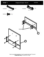 Предварительный просмотр 9 страницы BUSH FURNITURE 72W L Desk A186366D Assembly Manual