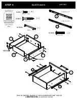 Предварительный просмотр 12 страницы BUSH FURNITURE 72W L Desk A186366D Assembly Manual