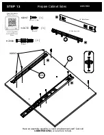 Предварительный просмотр 21 страницы BUSH FURNITURE 72W L Desk A186366D Assembly Manual