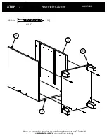 Предварительный просмотр 25 страницы BUSH FURNITURE 72W L Desk A186366D Assembly Manual