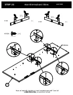 Предварительный просмотр 31 страницы BUSH FURNITURE 72W L Desk A186366D Assembly Manual