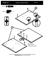 Предварительный просмотр 35 страницы BUSH FURNITURE 72W L Desk A186366D Assembly Manual