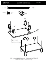 Предварительный просмотр 37 страницы BUSH FURNITURE 72W L Desk A186366D Assembly Manual