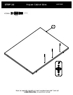 Предварительный просмотр 41 страницы BUSH FURNITURE 72W L Desk A186366D Assembly Manual