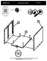 Предварительный просмотр 42 страницы BUSH FURNITURE 72W L Desk A186366D Assembly Manual