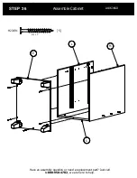 Предварительный просмотр 44 страницы BUSH FURNITURE 72W L Desk A186366D Assembly Manual