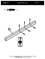 Предварительный просмотр 45 страницы BUSH FURNITURE 72W L Desk A186366D Assembly Manual