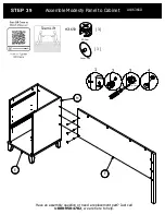 Предварительный просмотр 47 страницы BUSH FURNITURE 72W L Desk A186366D Assembly Manual