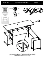 Предварительный просмотр 50 страницы BUSH FURNITURE 72W L Desk A186366D Assembly Manual