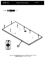 Предварительный просмотр 51 страницы BUSH FURNITURE 72W L Desk A186366D Assembly Manual