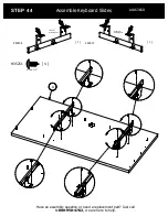 Предварительный просмотр 52 страницы BUSH FURNITURE 72W L Desk A186366D Assembly Manual