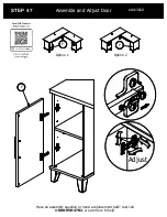 Предварительный просмотр 55 страницы BUSH FURNITURE 72W L Desk A186366D Assembly Manual