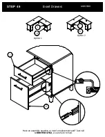 Предварительный просмотр 57 страницы BUSH FURNITURE 72W L Desk A186366D Assembly Manual