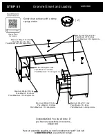 Предварительный просмотр 59 страницы BUSH FURNITURE 72W L Desk A186366D Assembly Manual