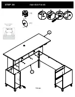 Preview for 37 page of BUSH FURNITURE 72W L Assembly Manual