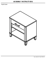 BUSH FURNITURE A183837A Assembly Instructions Manual предпросмотр