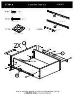 Предварительный просмотр 11 страницы BUSH FURNITURE A186386C Assembly Manual