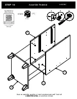 Предварительный просмотр 17 страницы BUSH FURNITURE A186386C Assembly Manual