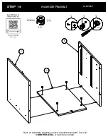 Предварительный просмотр 21 страницы BUSH FURNITURE A186386C Assembly Manual