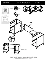 Предварительный просмотр 24 страницы BUSH FURNITURE A186386C Assembly Manual