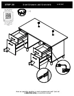 Предварительный просмотр 27 страницы BUSH FURNITURE A186386C Assembly Manual