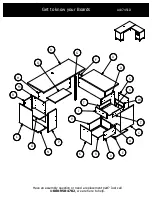 Предварительный просмотр 4 страницы BUSH FURNITURE A187451D Assembly Manual