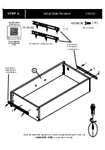 Предварительный просмотр 13 страницы BUSH FURNITURE A199335 Assembly Manual