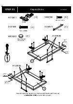 Предварительный просмотр 31 страницы BUSH FURNITURE A199335 Assembly Manual