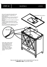 Предварительный просмотр 38 страницы BUSH FURNITURE A199335 Assembly Manual