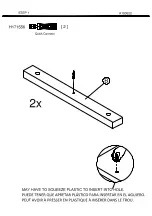 Предварительный просмотр 11 страницы BUSH FURNITURE Kathy Ireland Home MDF127MG Manual