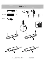 Предварительный просмотр 7 страницы BUSH FURNITURE WC65570 Manual