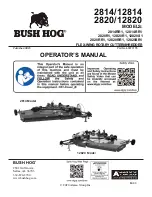 Preview for 1 page of Bush Hog 12814 Operator'S Manual