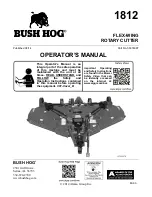 Preview for 1 page of Bush Hog 1812 Operator'S Manual