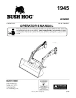 Предварительный просмотр 1 страницы Bush Hog 1945 Operator'S Manual