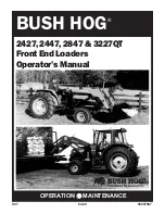 Preview for 1 page of Bush Hog 2427 Operator'S Manual