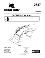 Bush Hog 2647 Operator'S Manual preview