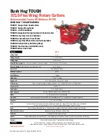 Bush Hog 3715 Specifications предпросмотр