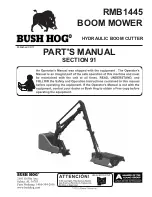 Bush Hog BOOM POWER RMB1445 Parts Manual preview