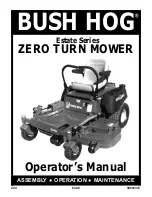 Bush Hog ESTATE Operator'S Manual preview