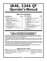 Preview for 3 page of Bush Hog Front-Push Loaders 1846QT Operator'S Manual