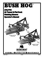 Preview for 1 page of Bush Hog FTH 600 Operator'S Manual